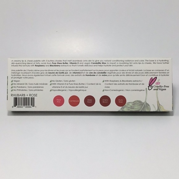 Seraphine Botanicals Rhubarb + Rose - Creamy Lip & Cheek Palette.. - Picture 4 of 5